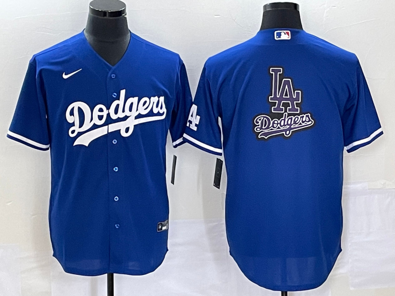 Men's Los Angeles Dodgers Blue Alternate Replica Team Jersey1 baseball jersey product view 1
