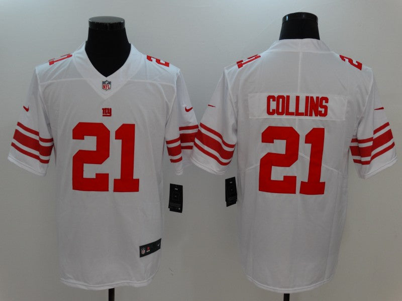 Men's New York Giants Landon Collins #21 White Game Jersey1 football jersey product view 1