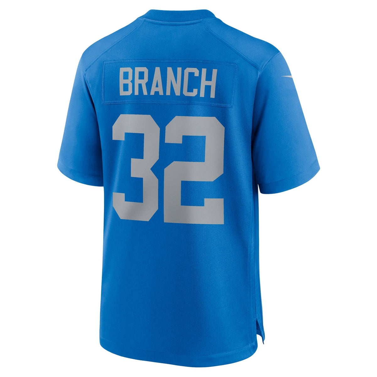 Brian Branch Detroit Lions Nike Alternate Game Jersey - Blue football jersey product view 3