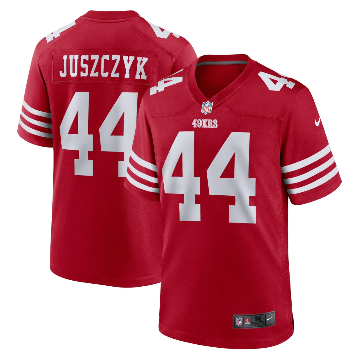 Kyle Juszczyk San Francisco 49ers Nike Game Jersey - Scarlet football jersey product view 1