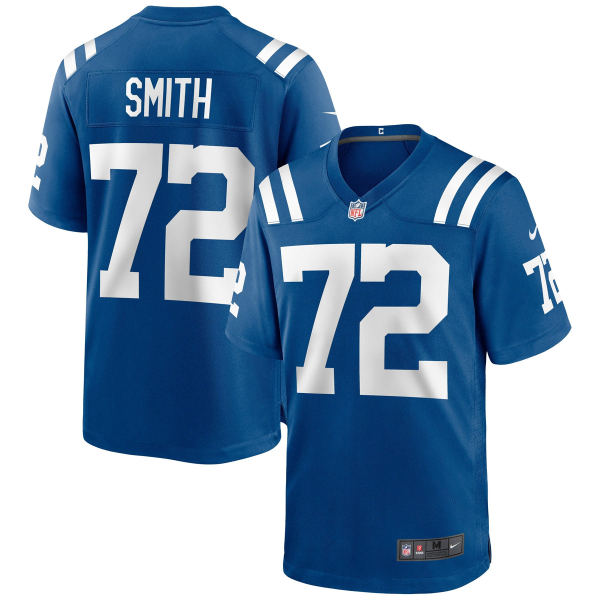 Braden Smith Indianapolis Colts Nike Game Jersey - Royal football jersey product view 1