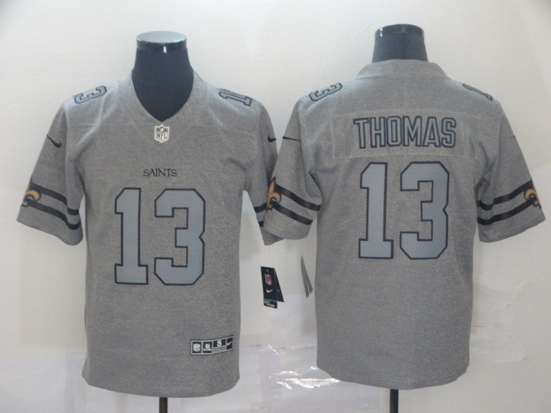 Men's New Orleans Saints Michael Thomas #13 Gray Game Jersey1 football jersey product view 1