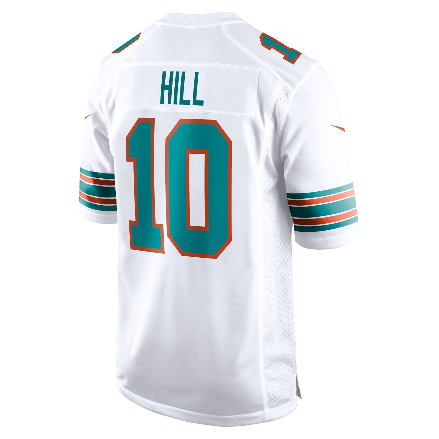 Tyreek Hill Miami Dolphins Nike Alternate Game Jersey - White football jersey product view 3