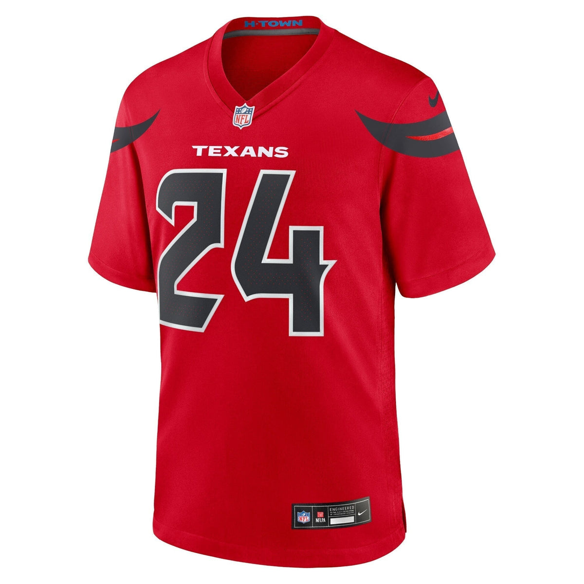 Derek Stingley Jr. Houston Texans Nike Alternate Game Jersey - Red football jersey product view 2