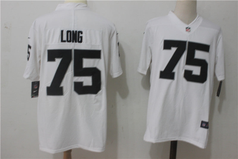 Men's Las Vegas Raiders Howie Long #75 White Game Player Jersey1 football jersey product view 1