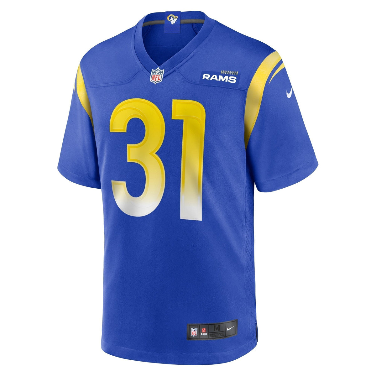 Nick Hampton Los Angeles Rams Nike Home Game Jersey - Royal football jersey product view 2