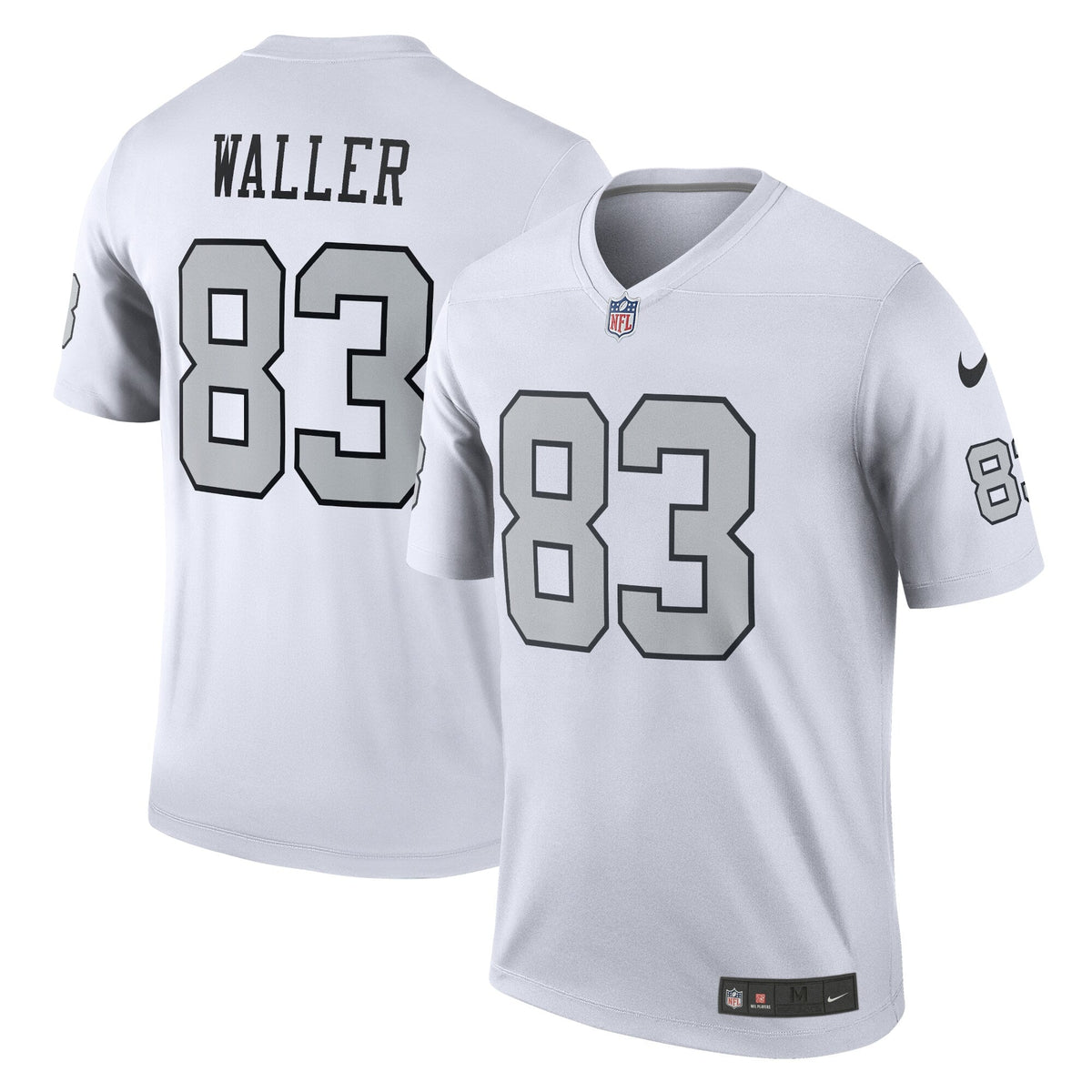 Darren Waller Las Vegas Raiders Nike Alternate Legend Jersey - White football jersey product view 1