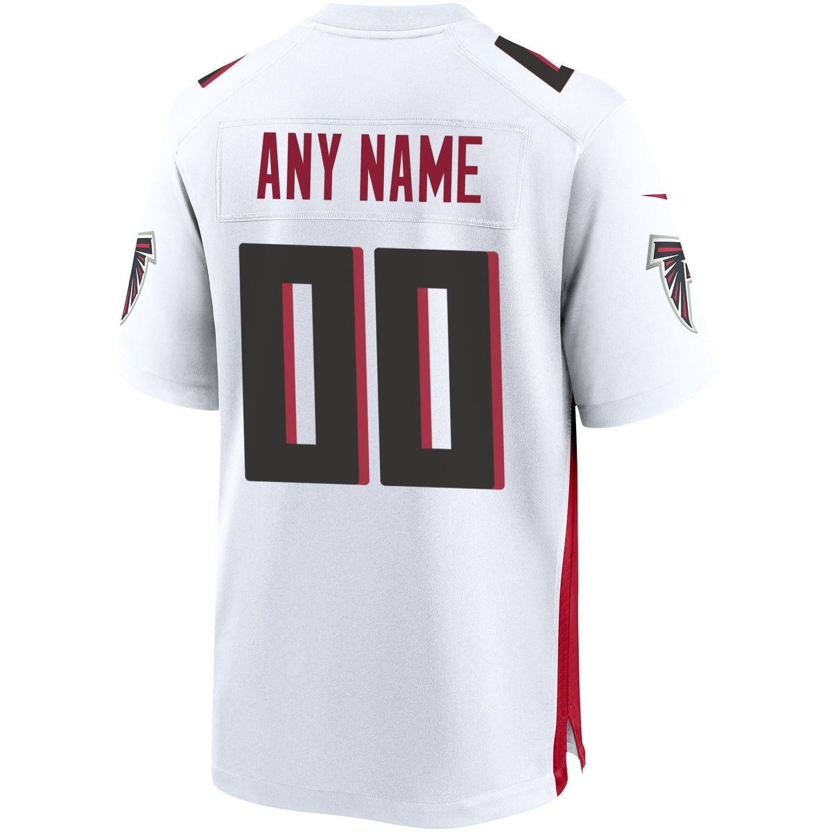Atlanta Falcons Nike Custom Game Jersey - White football jersey product view 3