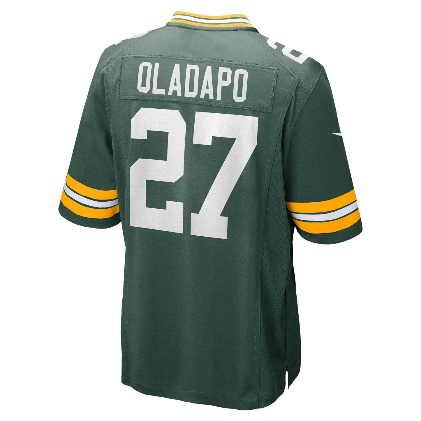 Kitan Oladapo Green Bay Packers Nike Game Jersey - Green football jersey product view 3
