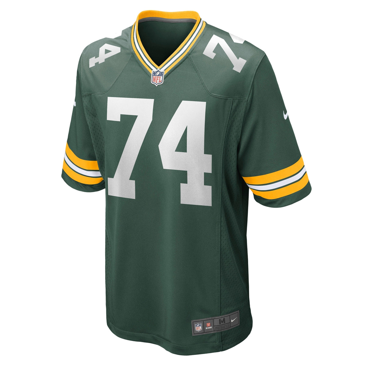 Elgton Jenkins Green Bay Packers Nike Game Jersey - Green football jersey product view 2
