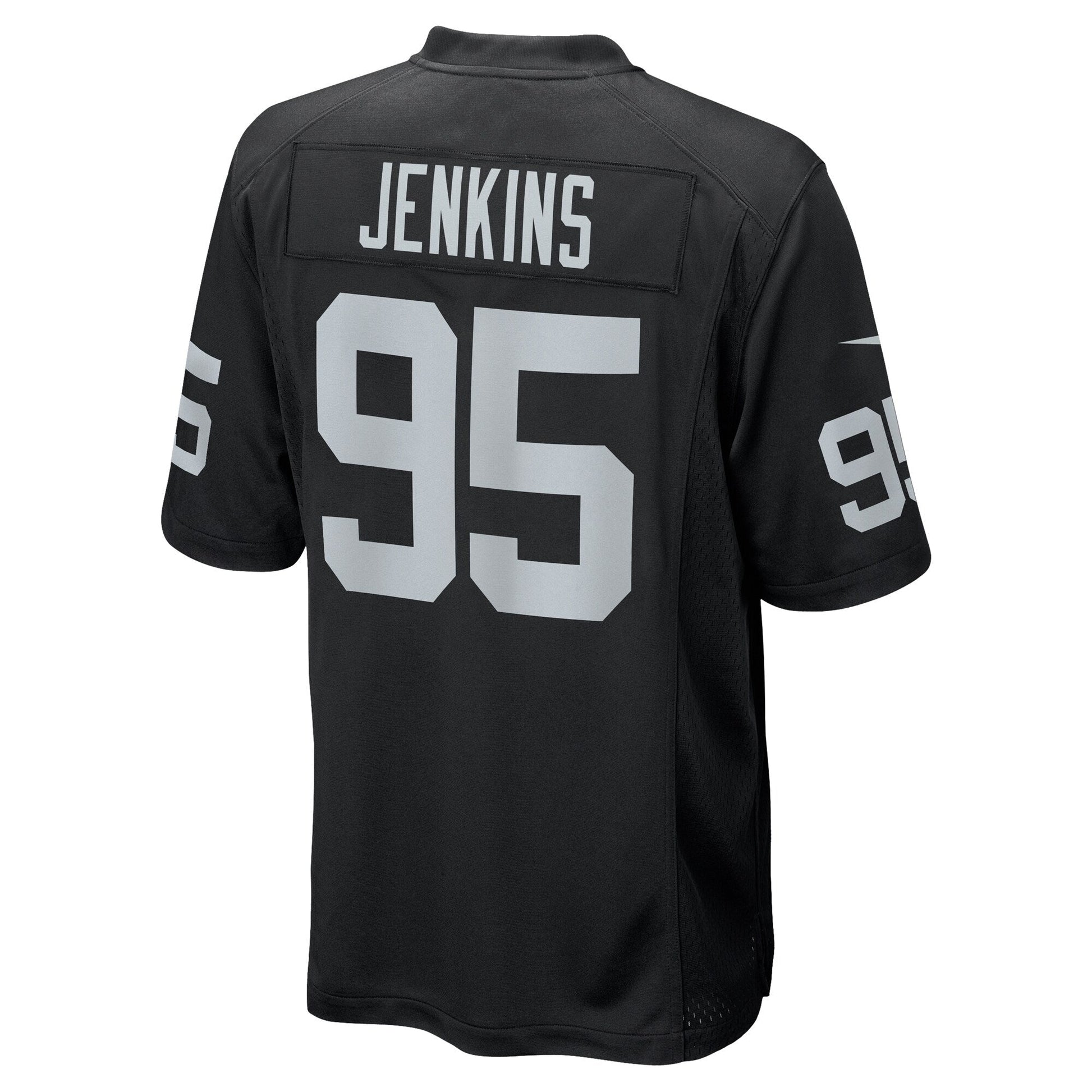 John Jenkins Las Vegas Raiders Nike Game Jersey - Black football jersey product view 3