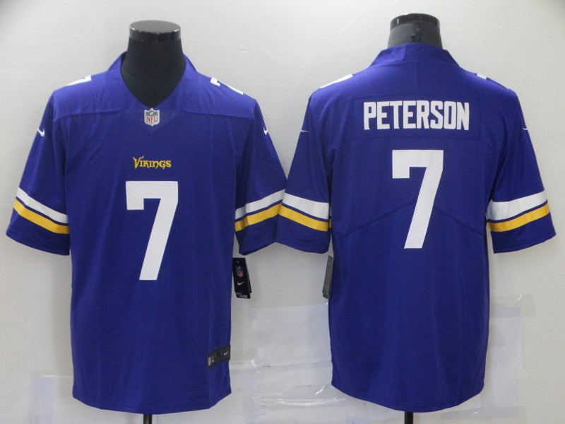 Men's Minnesota Vikings Patrick Peterson #7 Purple Game Jersey1 football jersey product view 1