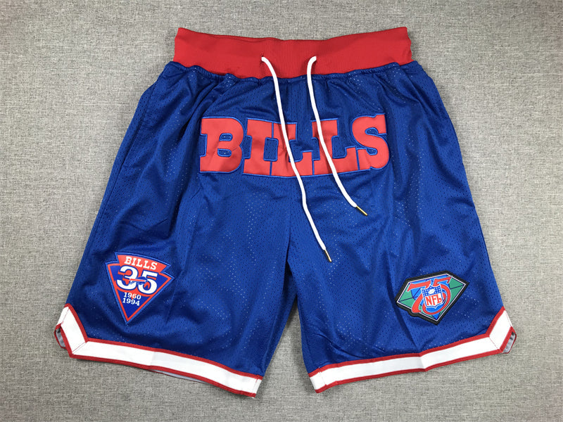 Men's Buffalo Bills Royal Pocket Shorts1 football jersey product view 1