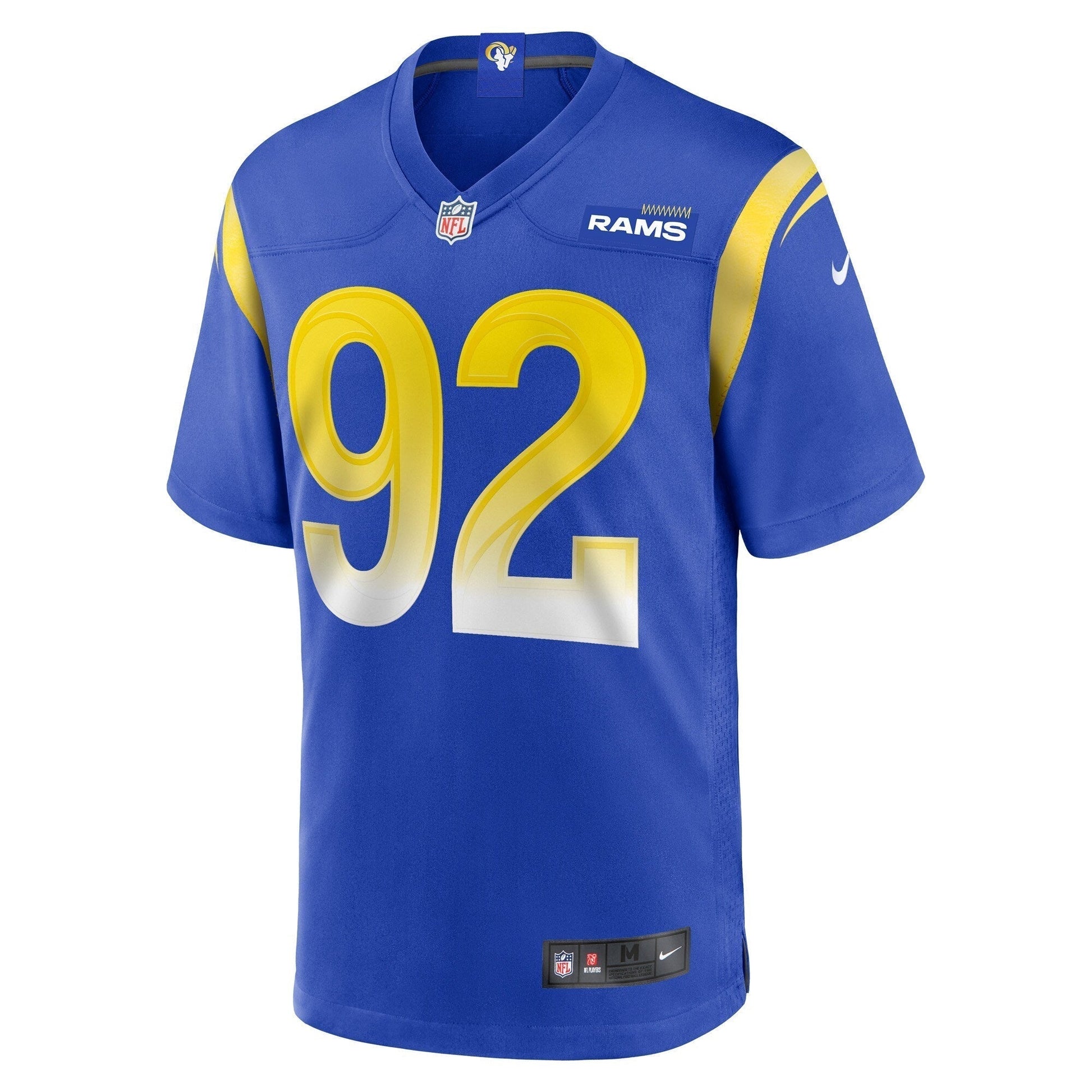 Anthony Goodlow Los Angeles Rams Nike Game Jersey - Royal football jersey product view 2