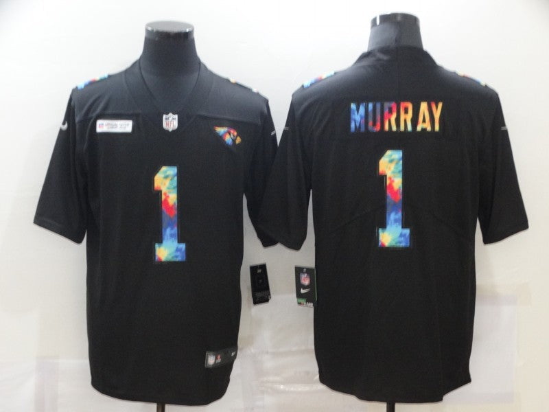 Men's Arizona Cardinals #1 Kyler Murray Black Authentic Game Jersey1 football jersey product view 1