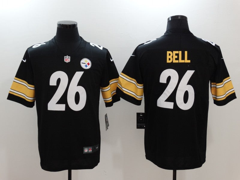 Men's Pittsburgh Steelers LeVeon Bell #26 Black Game Jersey1 football jersey product view 1