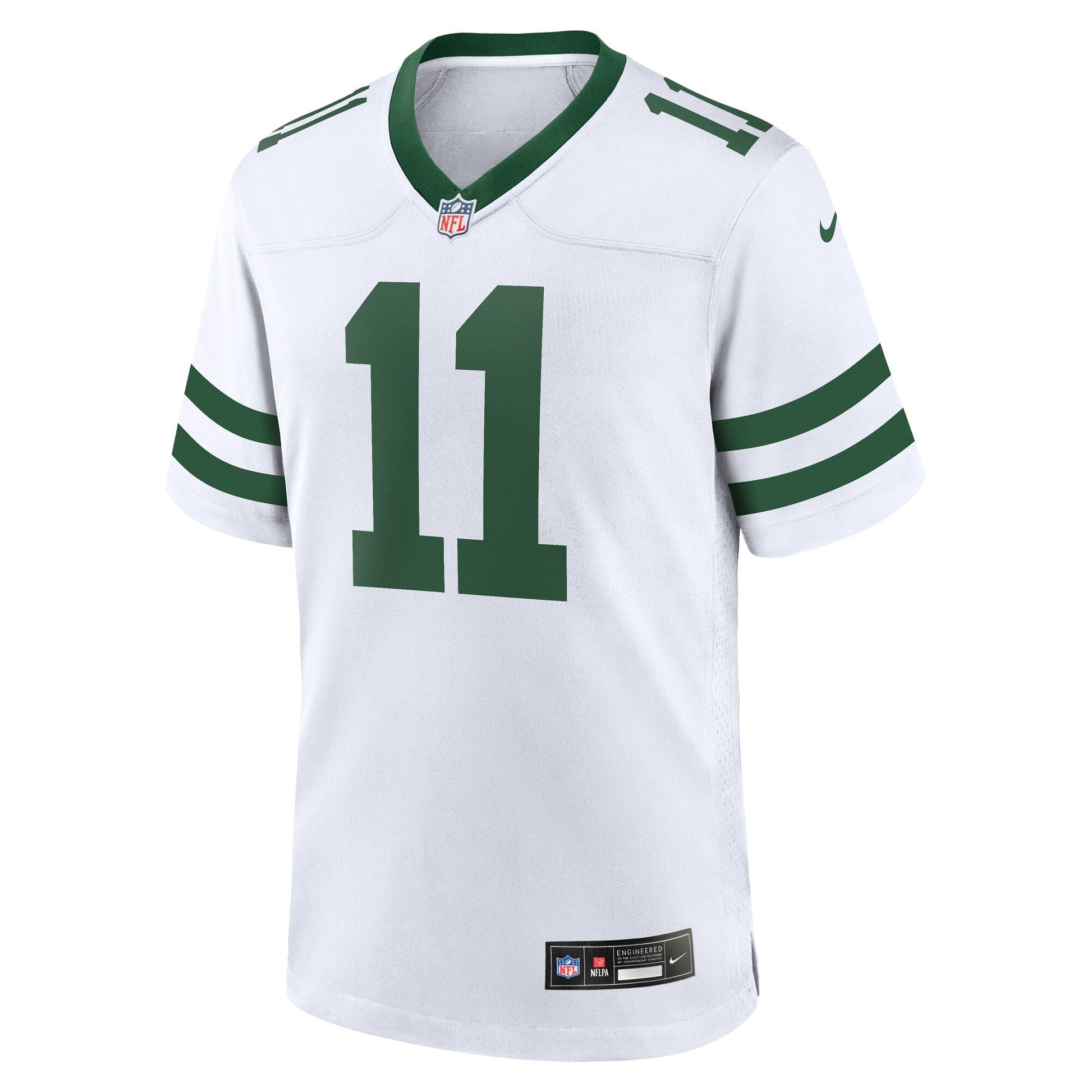 Jermaine Johnson II New York Jets Nike Game Jersey - Legacy White football jersey product view 2