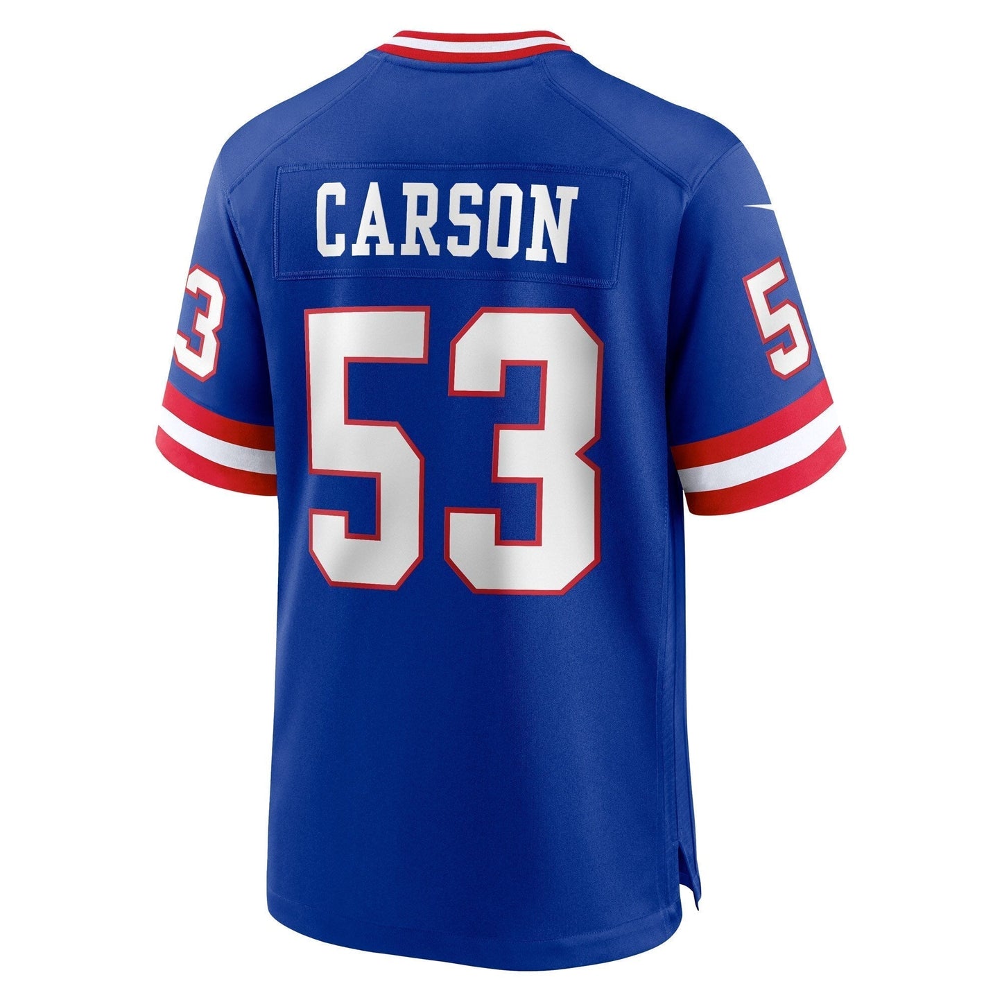Harry Carson New York Giants Nike Classic Retired Game Jersey - Royal football jersey product view 3