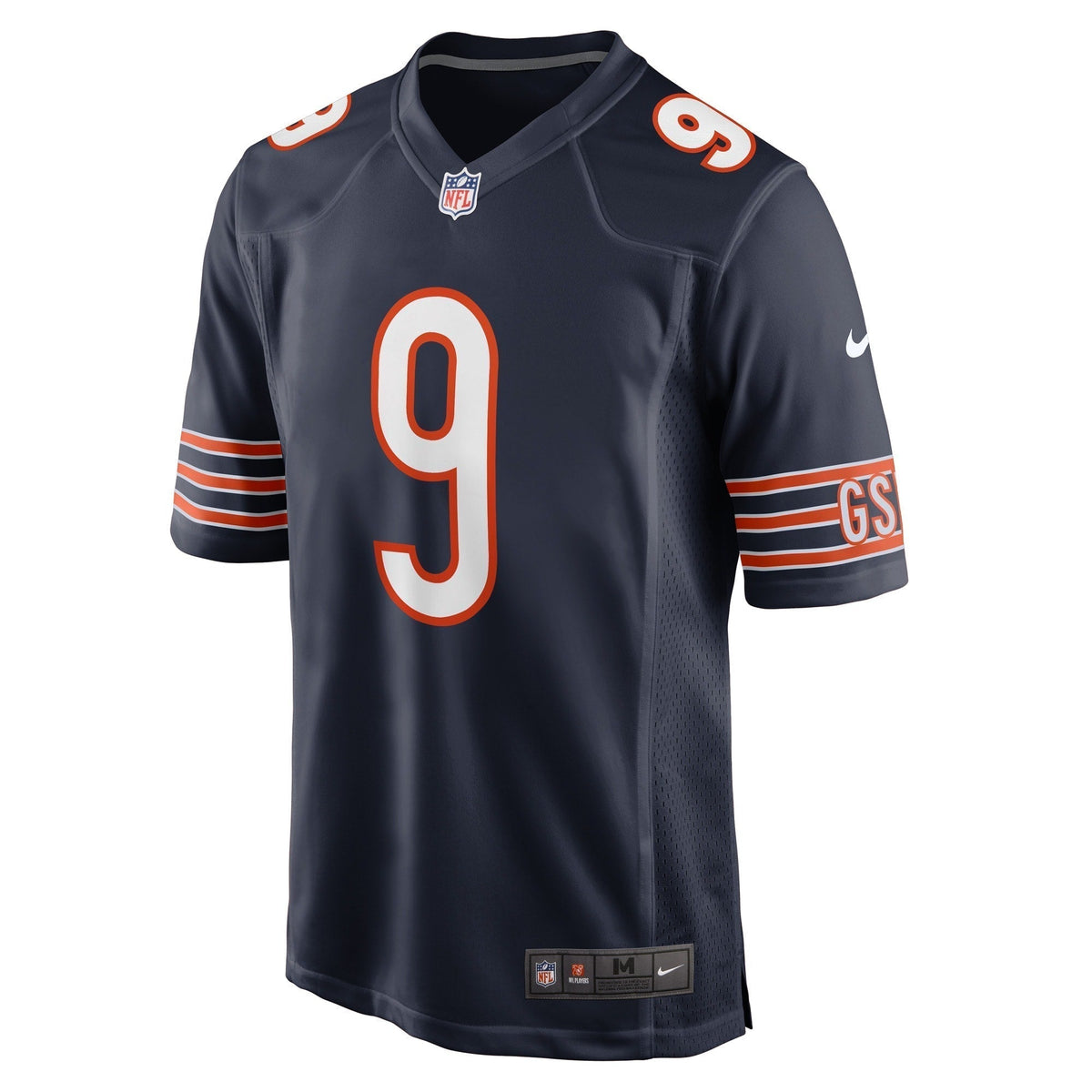 Jaquan Brisker Chicago Bears Nike Game Jersey - Navy football jersey product view 2