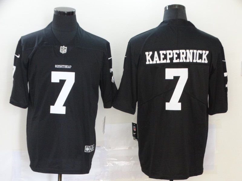 Men's Las Vegas Raiders Colin Kaepernick #7 Black Game Jersey1 football jersey product view 1