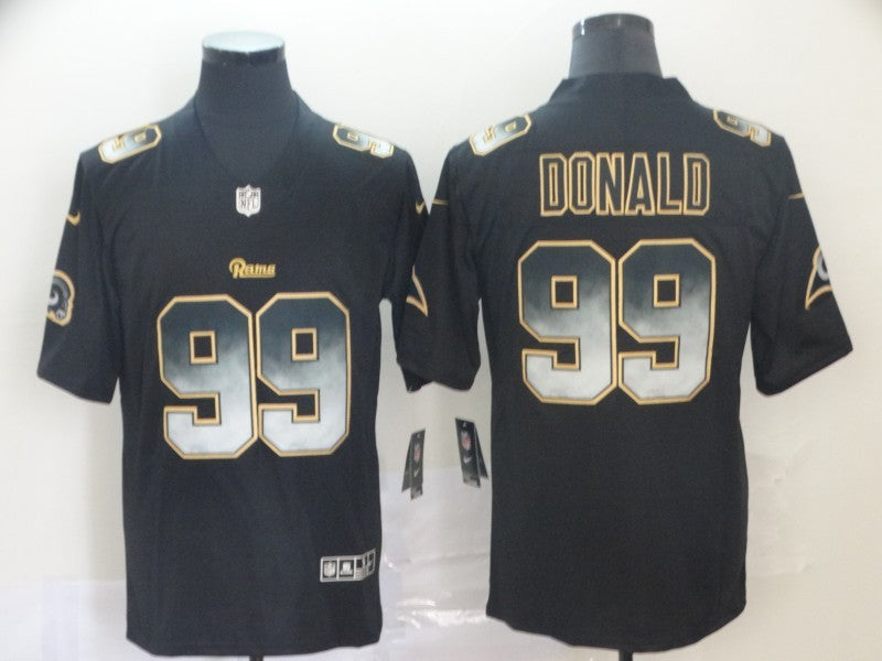 Men's Los Angeles Rams Aaron Donald #99 Black Alternate Game Jersey1 football jersey product view 1