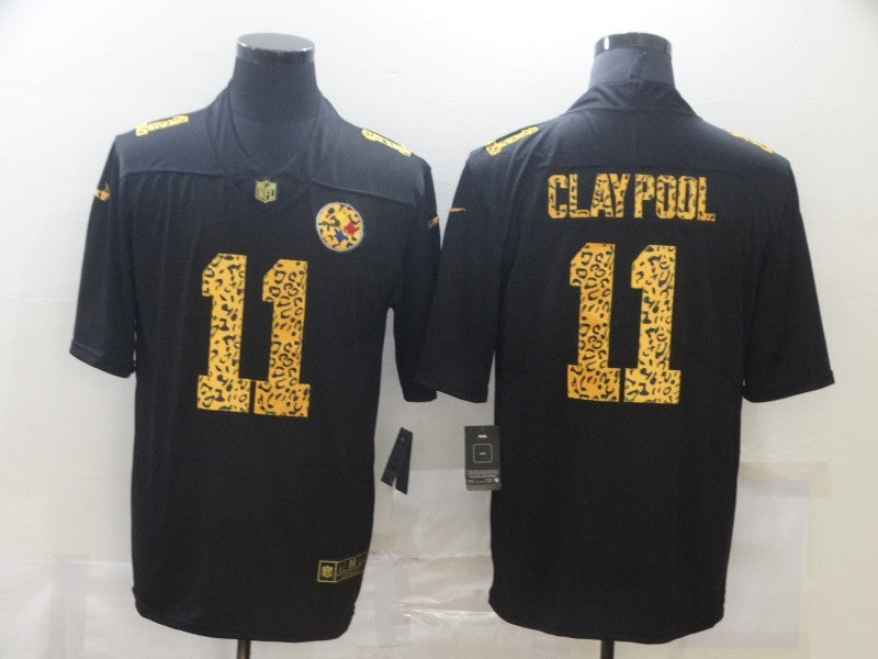 Men's Pittsburgh Steelers Chase Claypool #11 Black Game Jersey1 football jersey product view 1