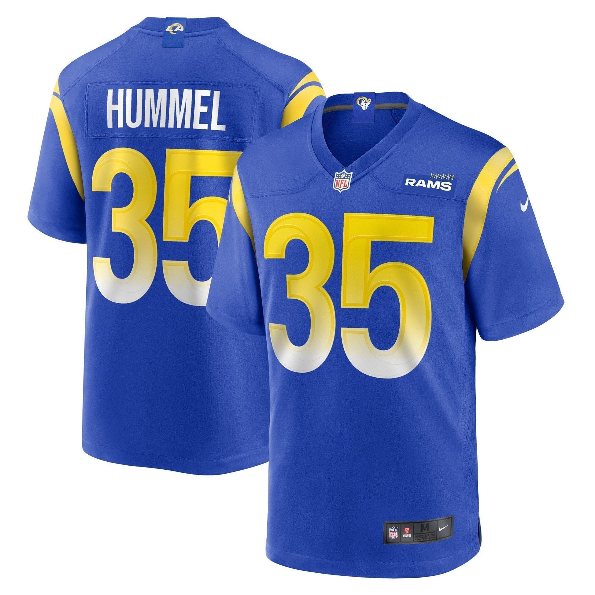 Jake Hummel Los Angeles Rams Nike Game Jersey - Royal football jersey product view 1