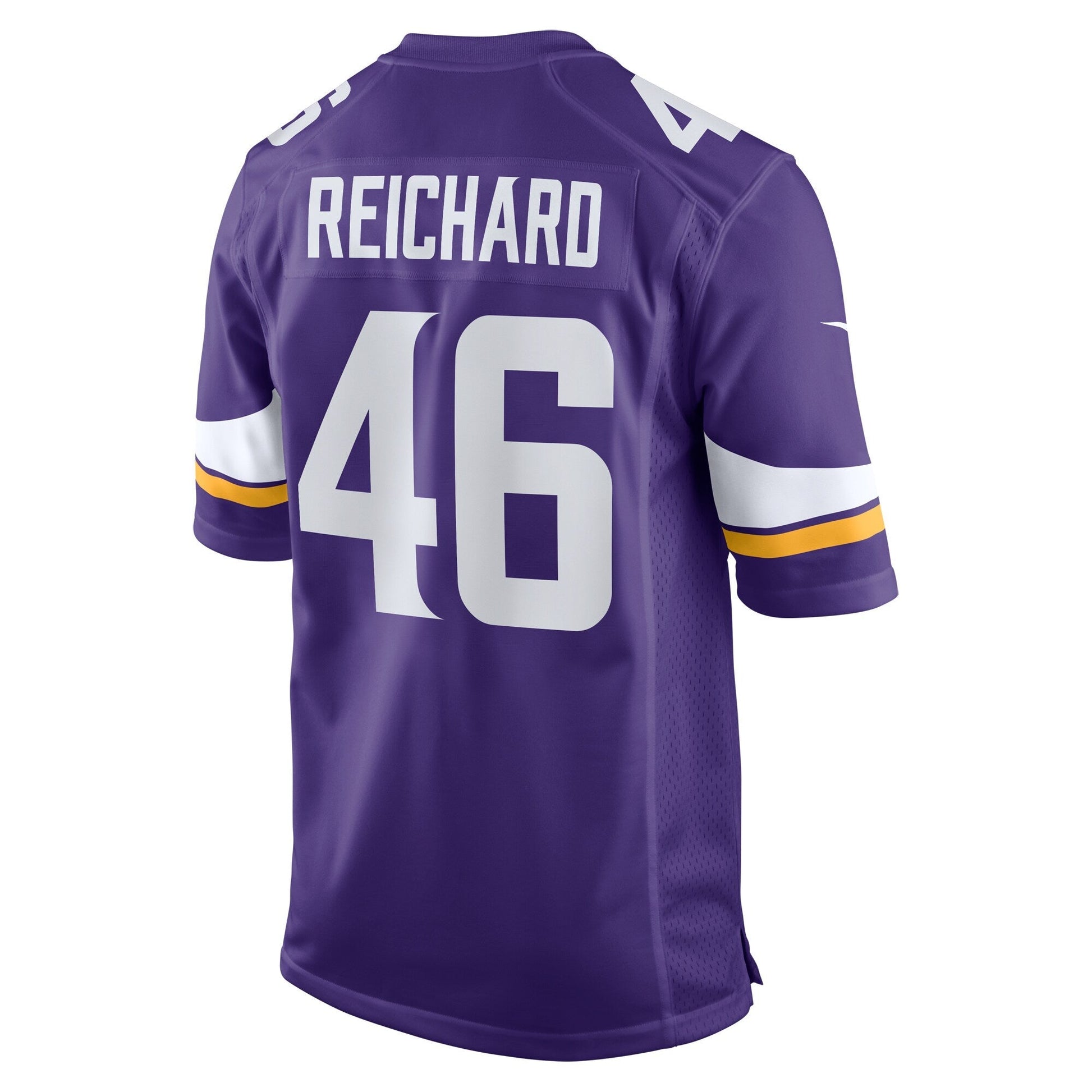 Will Reichard Minnesota Vikings Nike Game Jersey - Purple football jersey product view 3