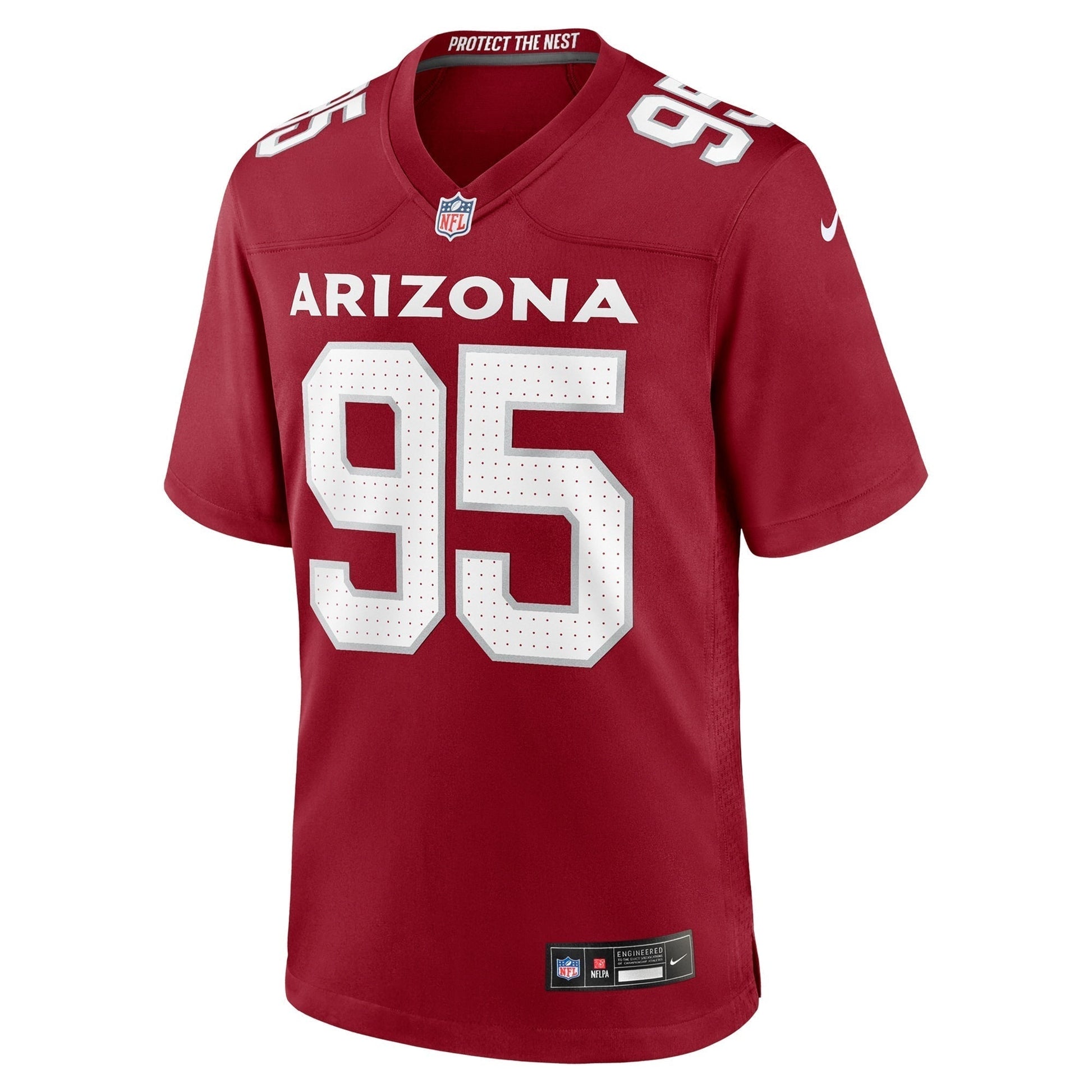 Khyiris Tonga Arizona Cardinals Nike Team Game Jersey - Cardinal football jersey product view 2
