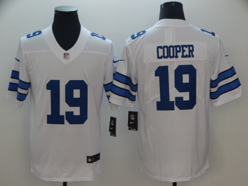 Men's Dallas Cowboys Amari Cooper #19 White Fashion Game Jersey1 football jersey product view 1