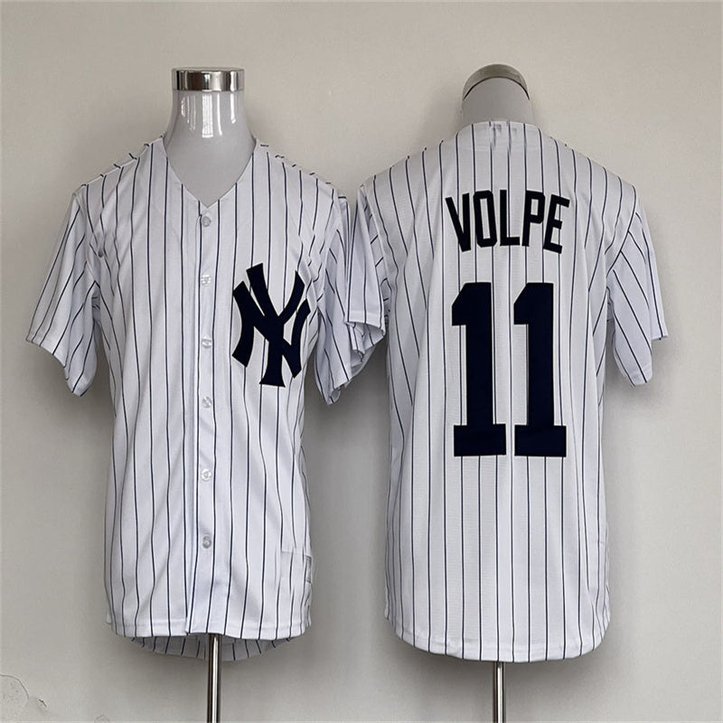 New York Yankees #11 Anthony Volpe White Home Replica Player Name Jersey Baseball Jerseys baseball jersey product view 2