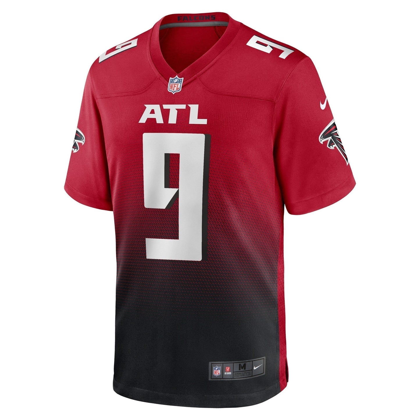 Michael Penix Jr. Atlanta Falcons Nike Alternate Game Jersey - Red football jersey product view 2