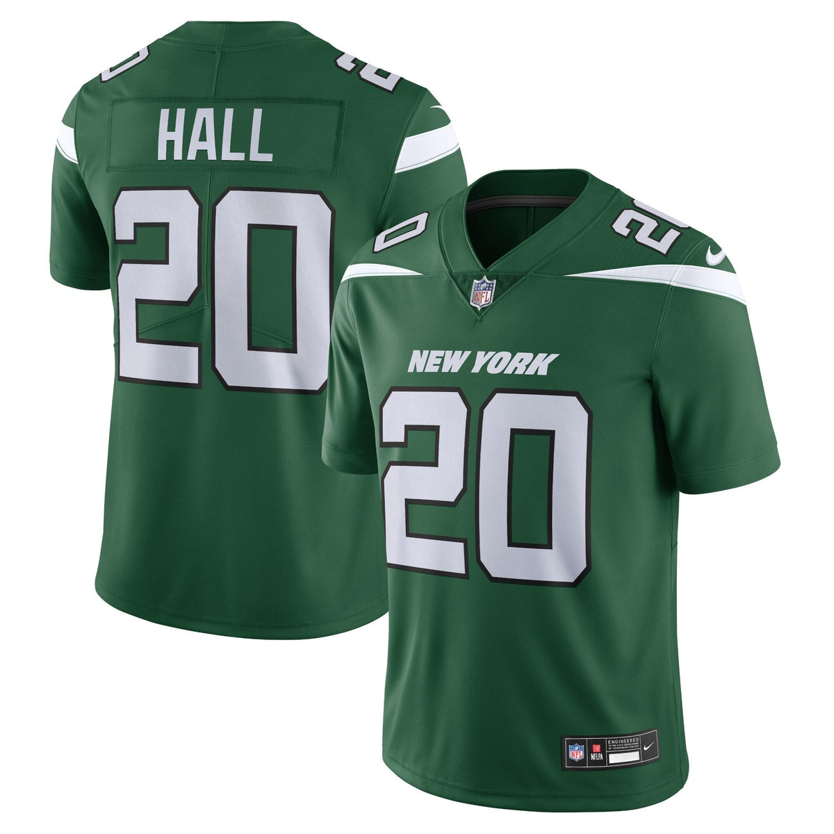Breece Hall New York Jets Nike Vapor Untouchable Limited Jersey - Gotham Green football jersey product view 1