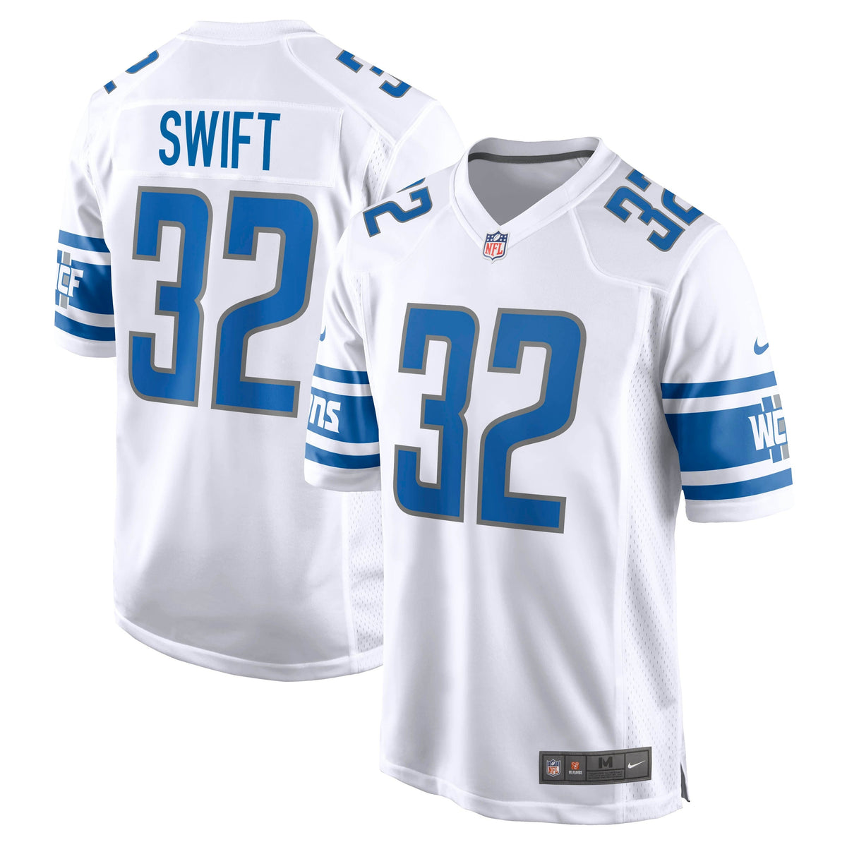 D'Andre Swift Detroit Lions Jersey football jersey product view 1