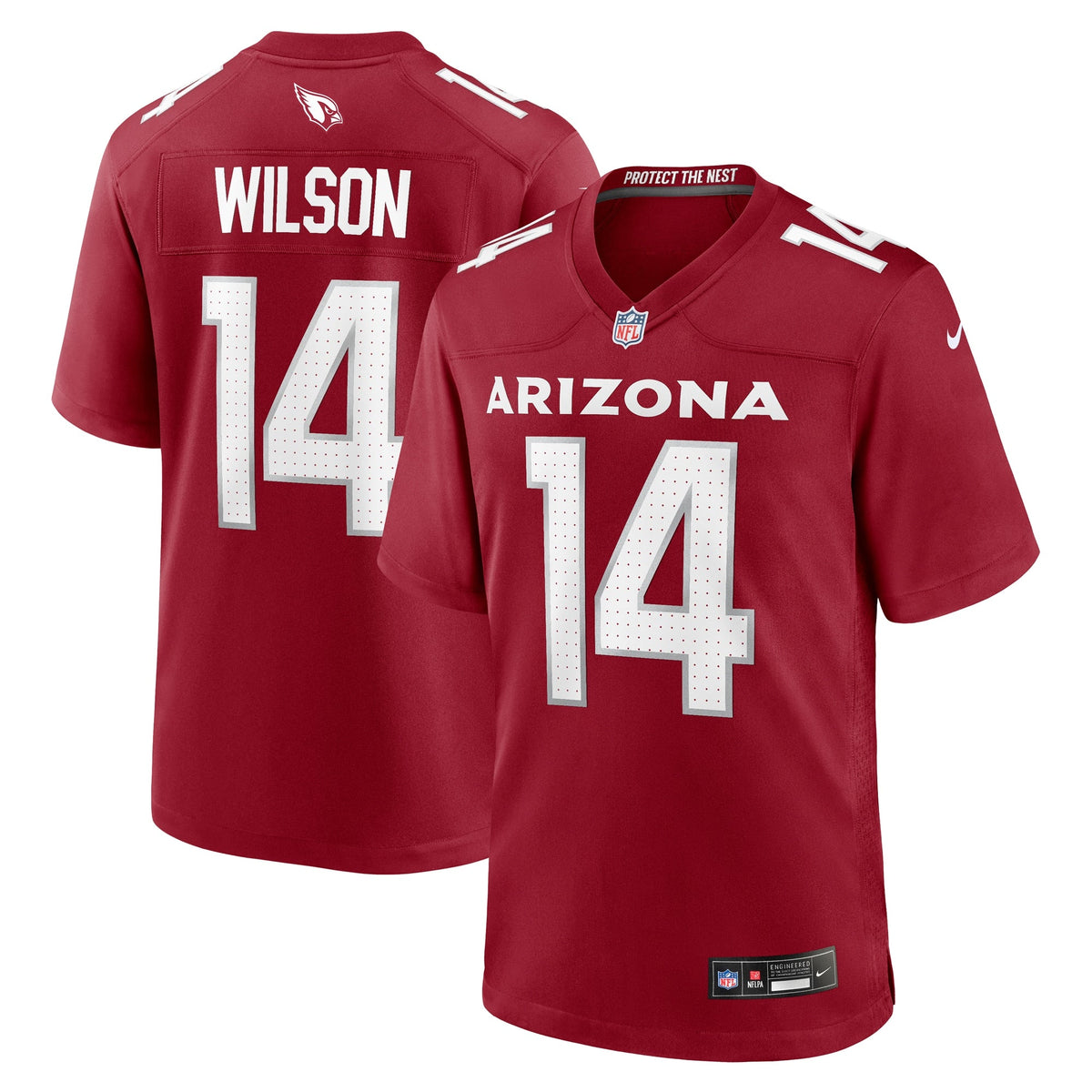 Michael Wilson Arizona Cardinals Nike Team Game Jersey - Cardinal football jersey product view 1