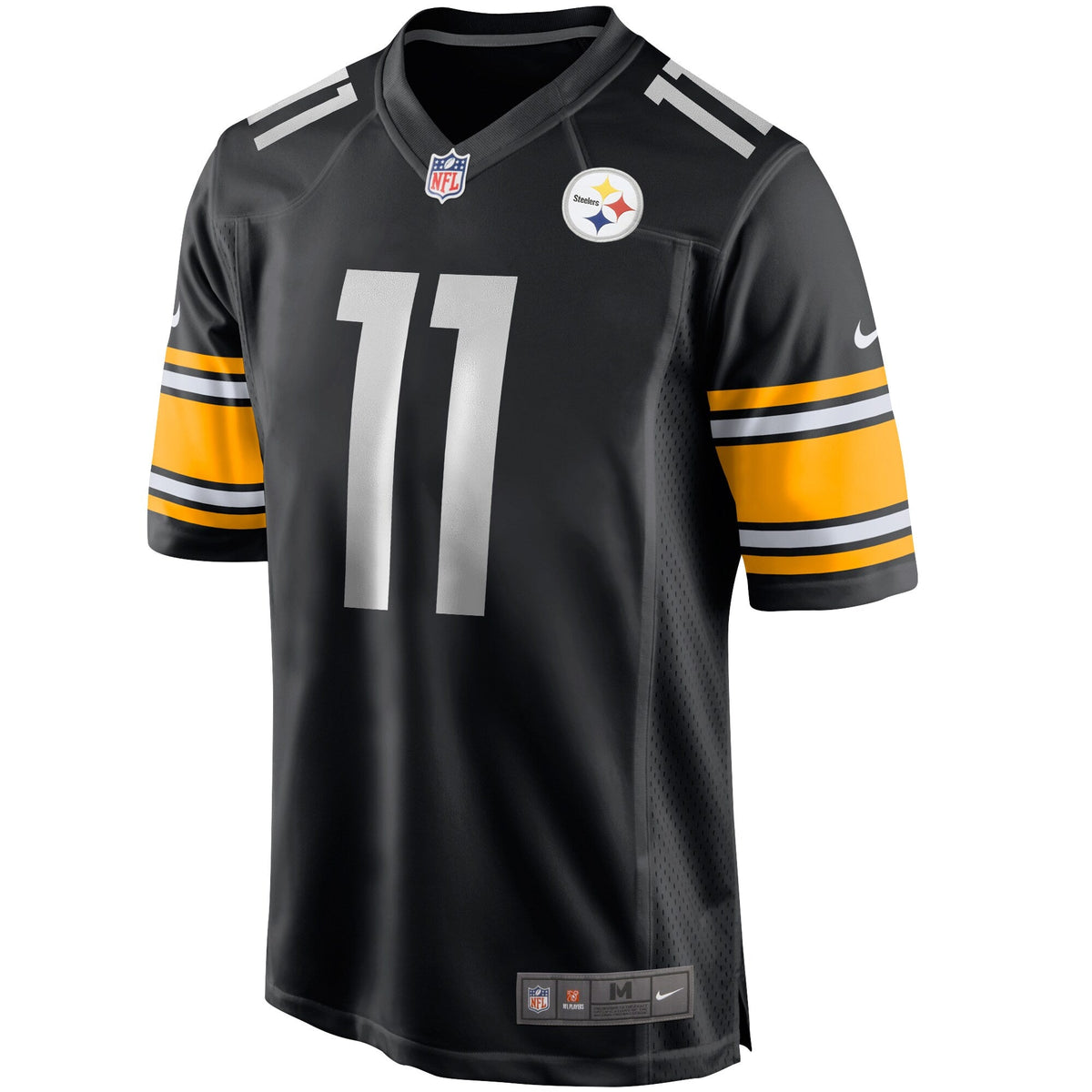 Chase Claypool Pittsburgh Steelers Nike Game Jersey - Black football jersey product view 2