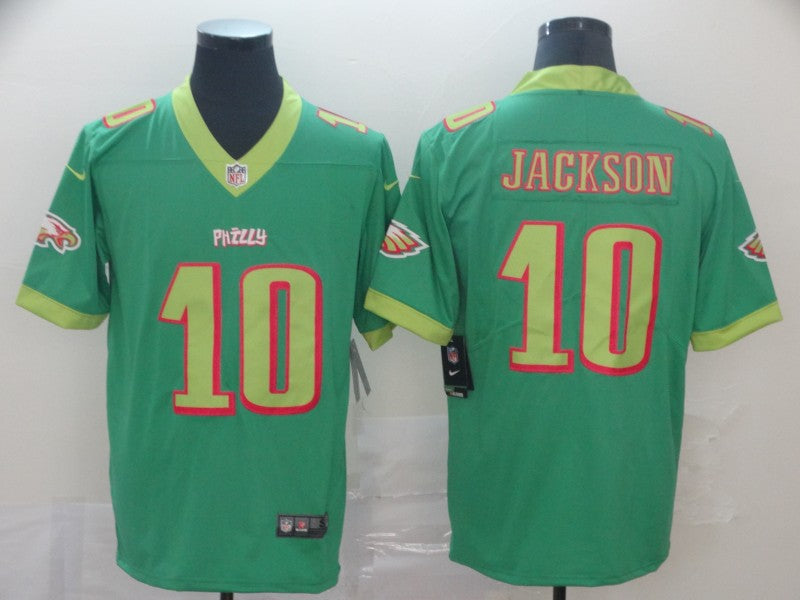 Men's Philadelphia Eagles Desean Jackson #10 Green Game Jersey1 City Edition football jersey product view 1