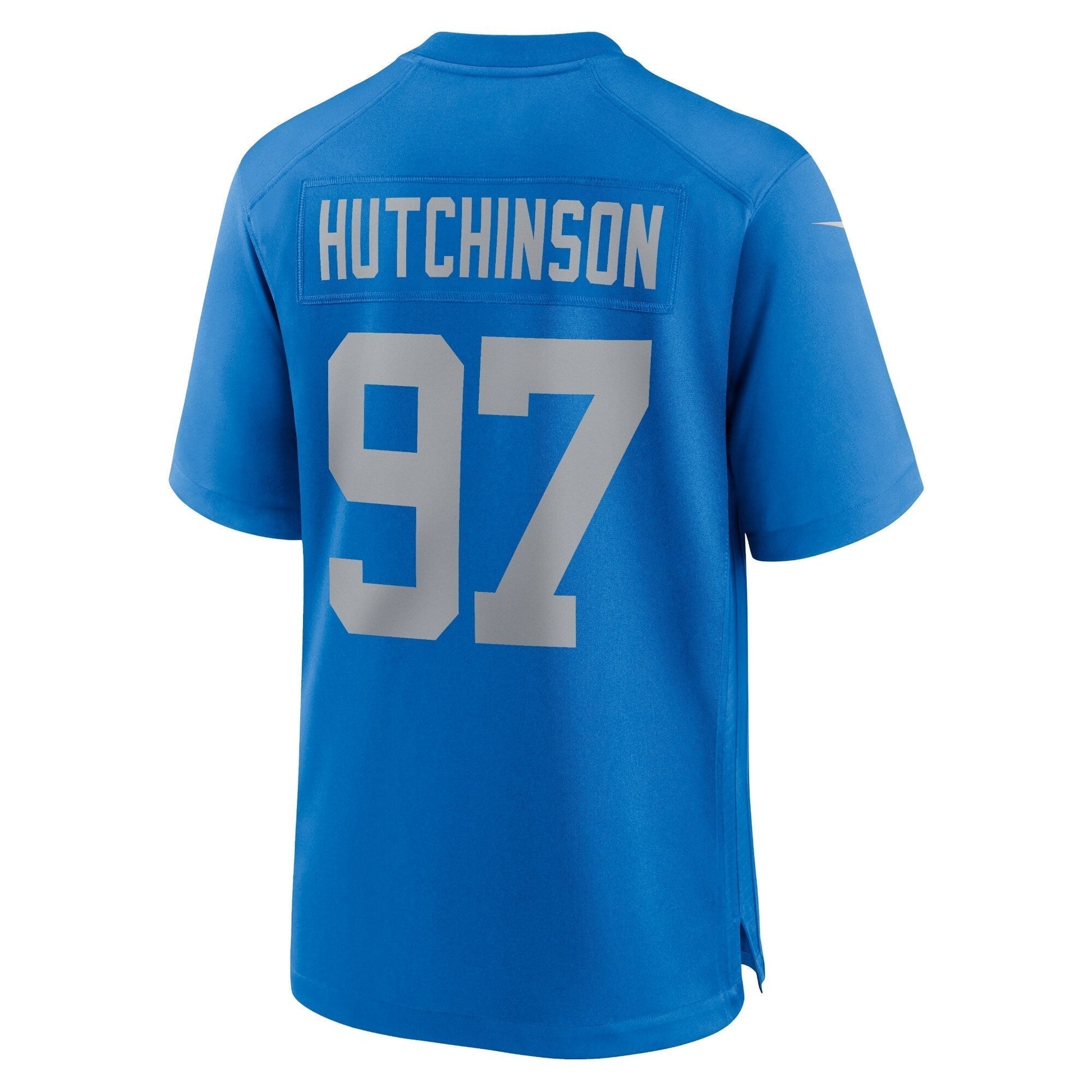 Aidan Hutchinson Detroit Lions Nike Alternate Game Jersey - Blue football jersey product view 3