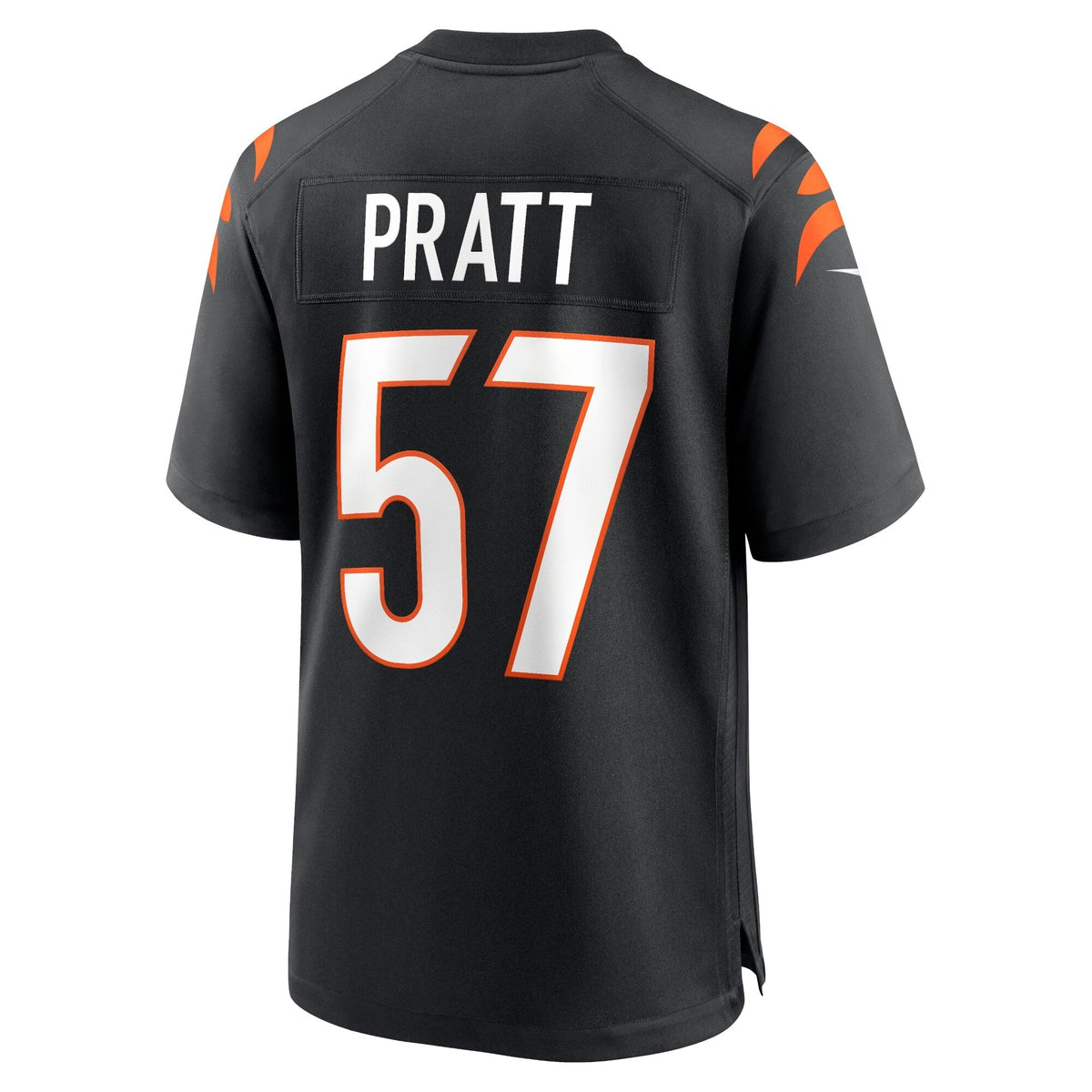 Germaine Pratt Cincinnati Bengals Nike Game Jersey - Black football jersey product view 3