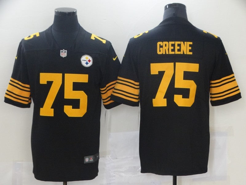 Men's Pittsburgh Steelers Joe Greene #75 Black Alternate Legend Jersey1 football jersey product view 1