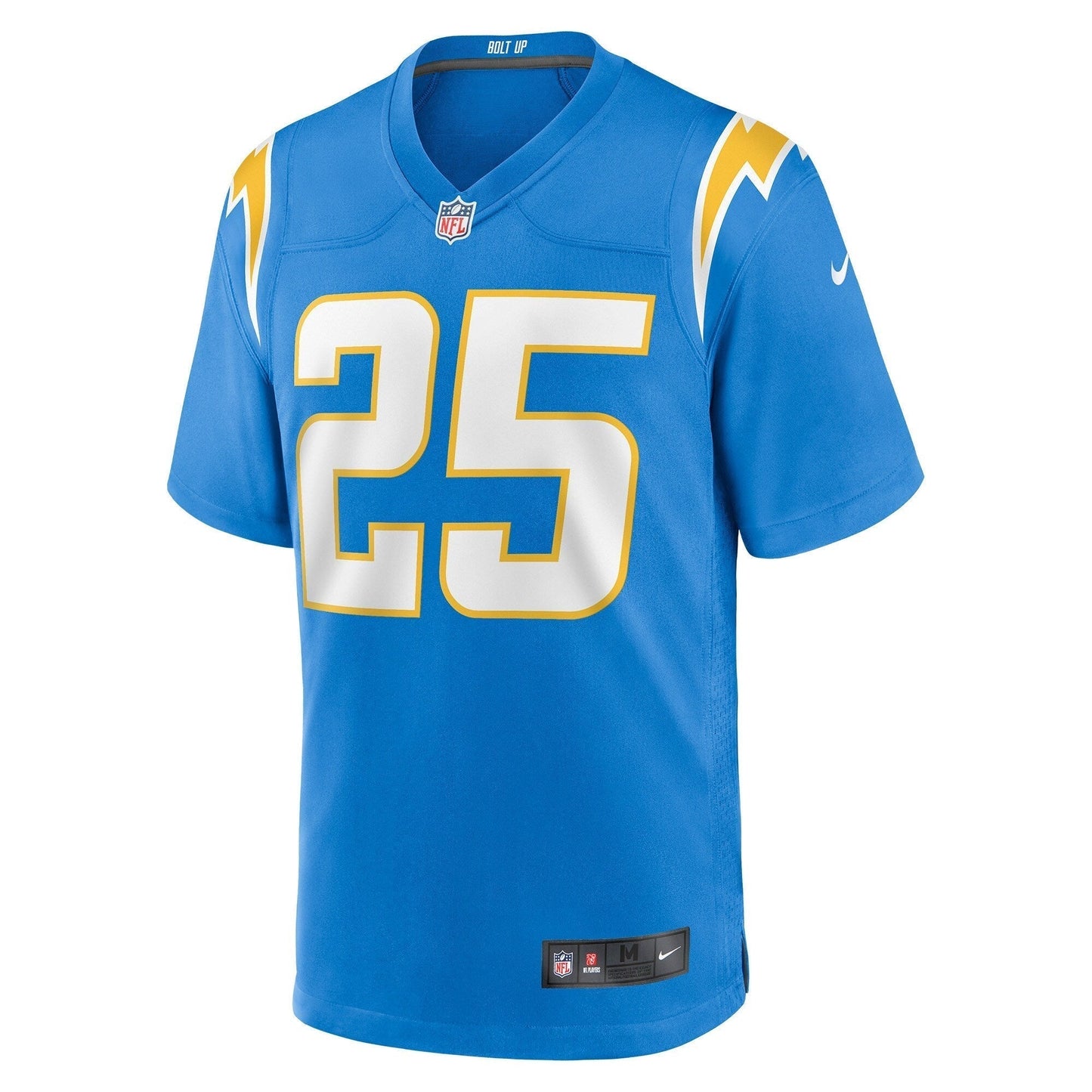 Joshua Kelley Los Angeles Chargers Nike Game Jersey - Powder Blue football jersey product view 2