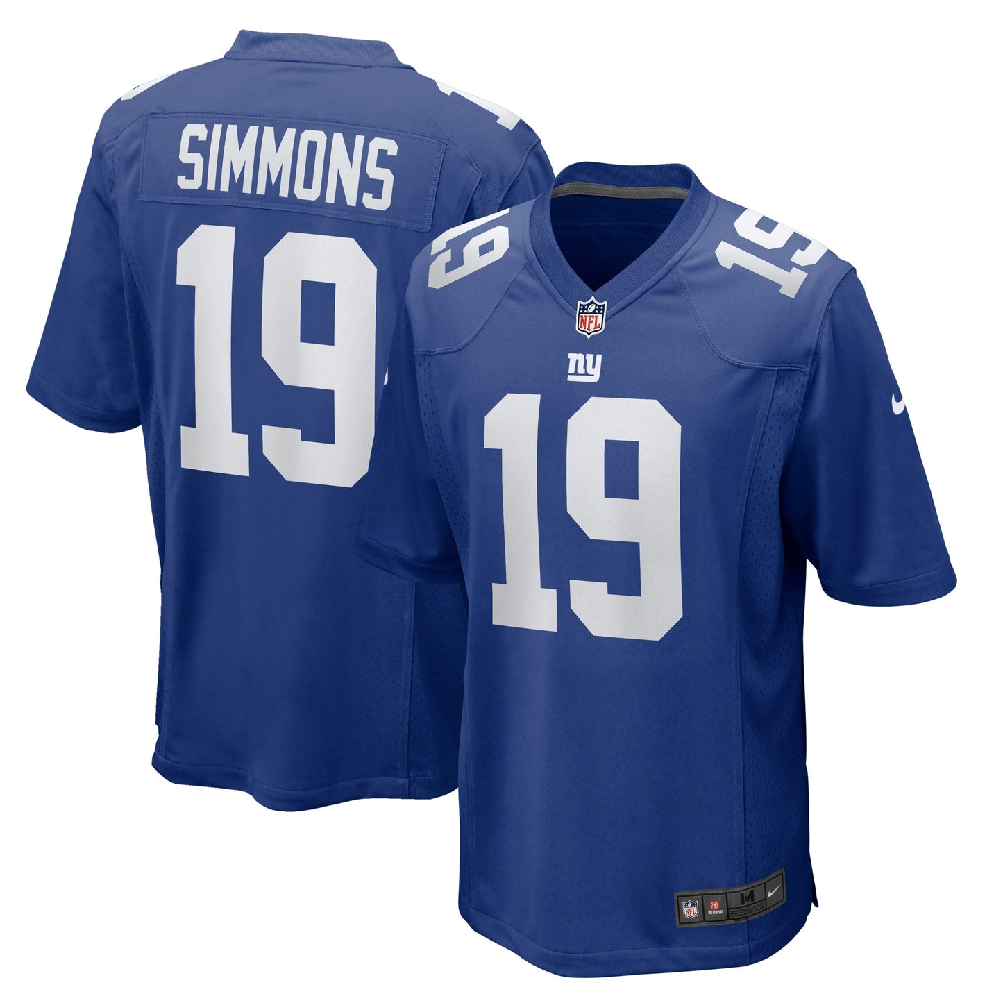 Isaiah Simmons New York Giants Nike Team Game Jersey - Royal football jersey product view 1