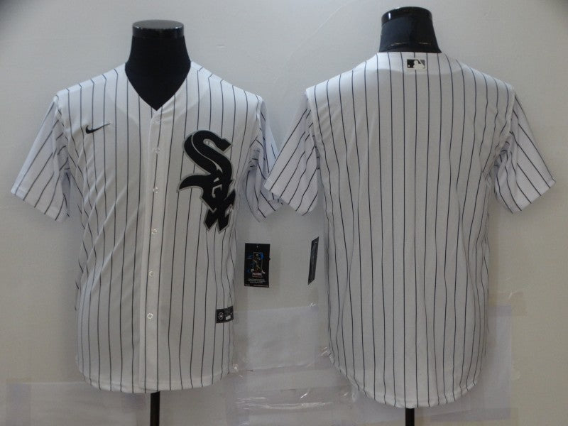 Men's Chicago White Sox White Home Replica Blank Jersey1 baseball jersey product view 1