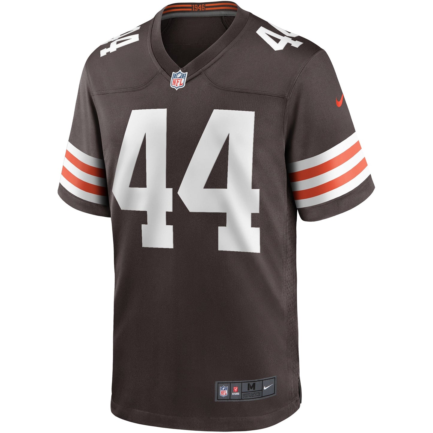 Leroy Kelly Cleveland Browns Nike Game Retired Jersey - Brown football jersey product view 2