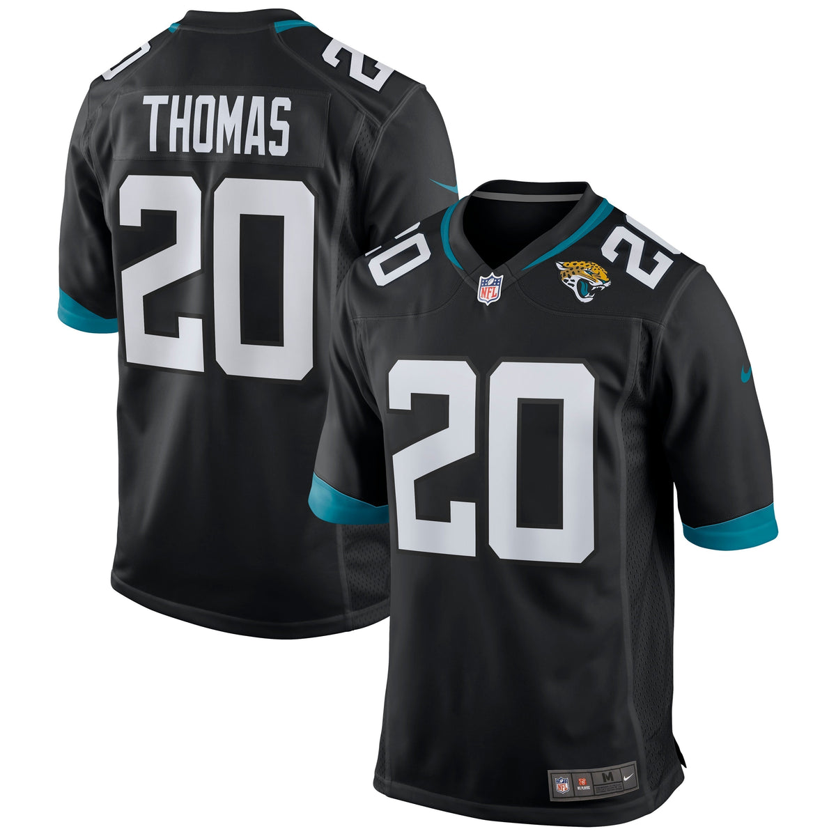 Daniel Thomas Jacksonville Jaguars Nike Game Jersey - Black football jersey product view 1