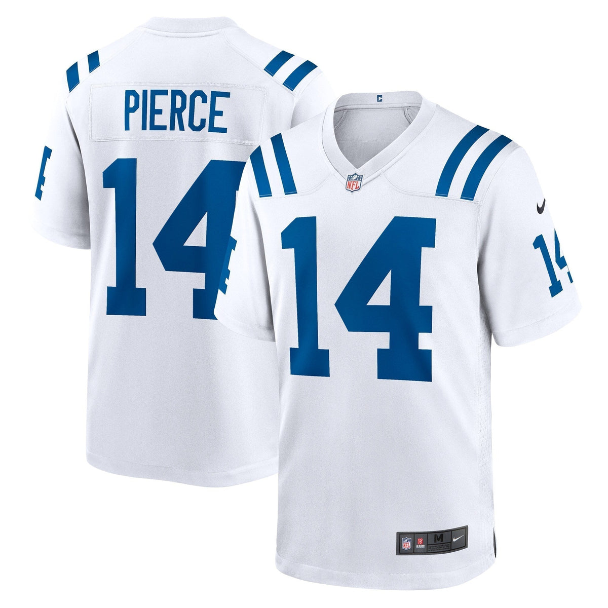 Alec Pierce Indianapolis Colts Nike Away Game Jersey - White football jersey product view 1