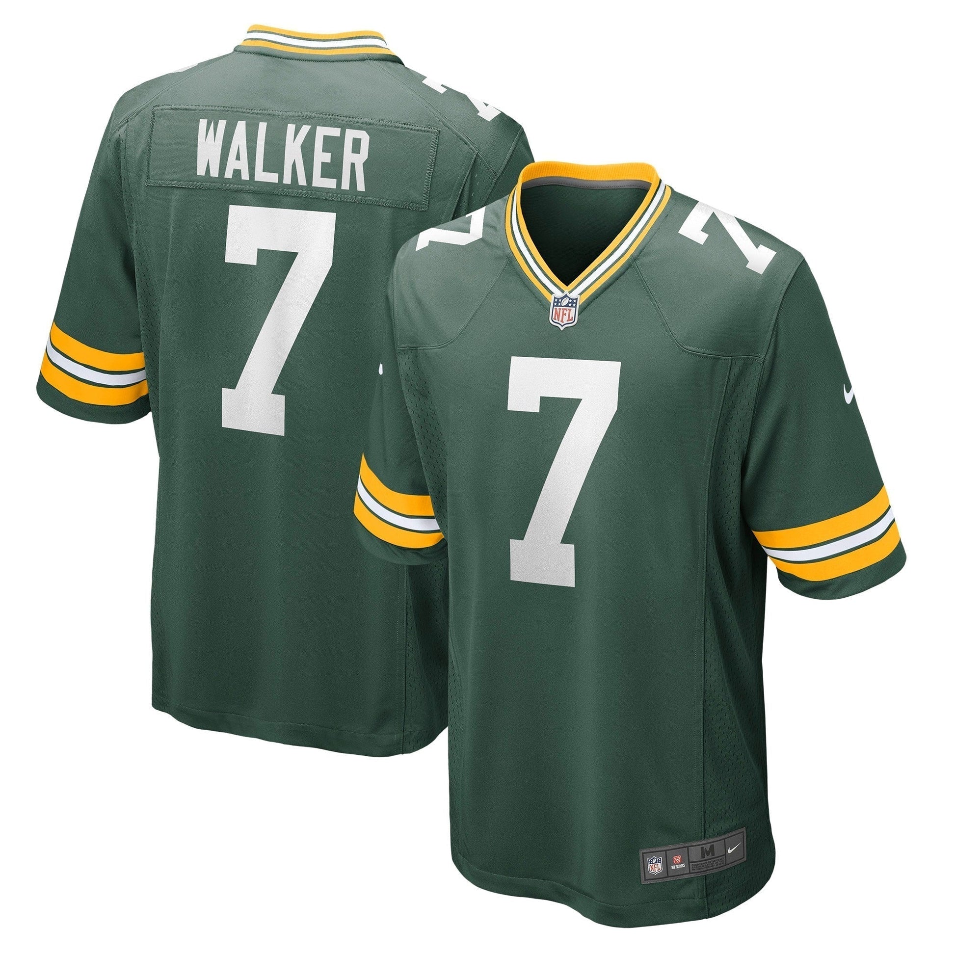 Quay Walker Green Bay Packers Nike Game Jersey - Green football jersey product view 1