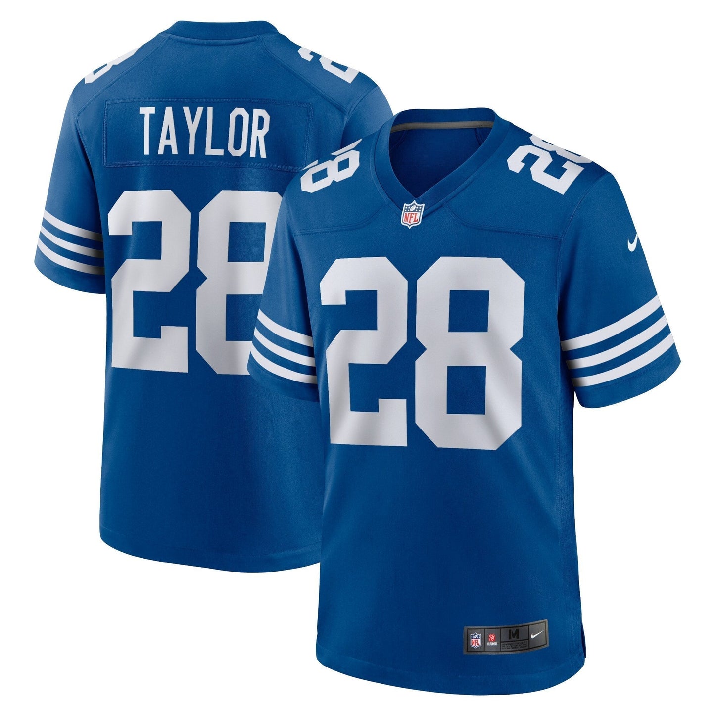 Men's Nike Jonathan Taylor Royal Indianapolis Colts Alternate Game Jersey football jersey product view 1