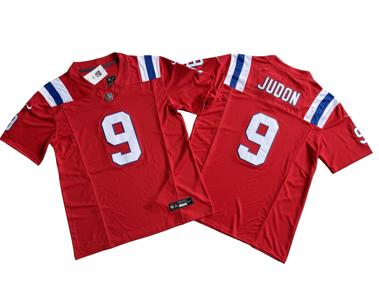 New England Patriots 9# Matthew Judon Limited Jersey-red football jersey product view 1