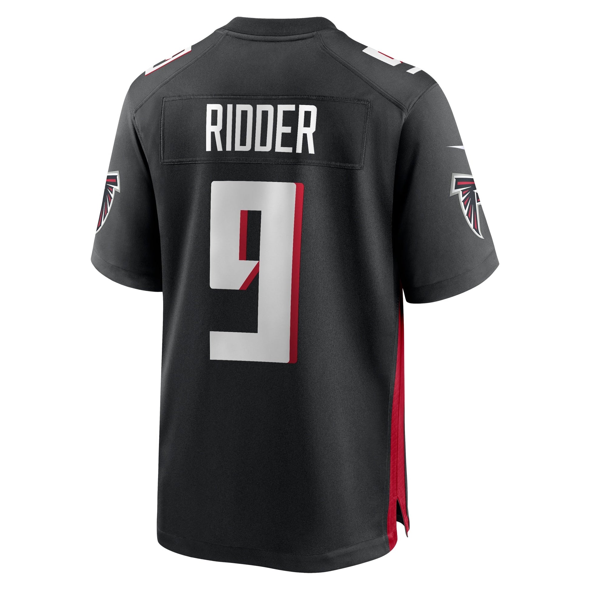 Desmond Ridder Atlanta Falcons Nike Game Jersey - Black football jersey product view 3